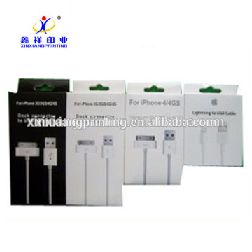 Chinese Factory Wholesale USB Wires Packaging Paper Boxes Packing,ISO9001:2008